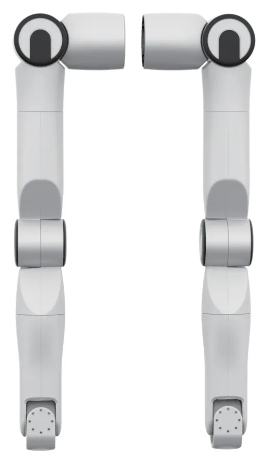 Crabnova HRV1 15 kg force-control 7-DOF arms, pair